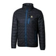 thumbnail image 2 of Men's Cutter & Buck  Navy Notre Dame Fighting Irish Alumni Logo Rainier PrimaLoft Eco Insulated Full-Zip Puffer Vest, 2 of 3