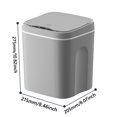thumbnail image 4 of Papelera automática Papelera impermeable para baño Cocina (recargable), 4 of 8