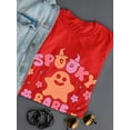 thumbnail image 3 of Spooky Babe Retro Style T-Shirt Women -Image by Shutterstock, Female Large, 3 of 4