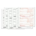 thumbnail image 2 of TOPS W-2 Tax Forms, 6-Part, 5 1/2 x 8 1/2, Inkjet/Laser, 50 W-2s & 1 W-3, 2 of 2