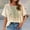 Beige, variant on Uqiangy Women's Cotton Linen Shirts 3/4 Sleeve Linen Shirts for Women Embroidered Boho Tops Trendy Vacation Blouse Loose Flowy Tops 2025 Vintage Embroidered Blouses Beige L