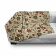 thumbnail image 3 of Paisley Soft Flannel Fleece Throw Blanket, Floral Design with Spring Motifs and Paisley Elements Oriental in Design, Cozy Plush for Indoor and Outdoor Use, 60" x 80", Multicolor, by Ambesonne, 3 of 6