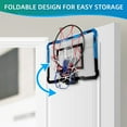thumbnail image 5 of Indoor Basketball Hoop Automatic Scoring Electronic Scoreboard with 3 Balls Basketball Toy for Kids, 5 of 8