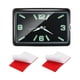 thumbnail image 3 of Reloj adhesivo para salpicadero de coche, accesorios elegantes de acero inoxidable Negro horizontal, 3 of 9