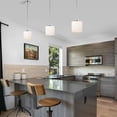 thumbnail image 2 of CHLOE Solbi Contemporary 1 Light Chrome Mini Pendant Ceiling Fixture 6 " Wide, 2 of 9