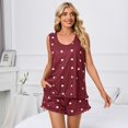 thumbnail image 5 of Baywell Women Tank Top and Shorts 2 Piece Pajama Set Comfy Solid Color U Neck Sleeveless Top and Short Pant with Pockets, 5 of 6