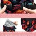 thumbnail image 4 of Fish Foldable with Lid Leak-Proof Hanging Storage Bag Mini Trash Can Car Trash Bin Trash Can for Car, 4 of 6