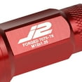 thumbnail image 3 of J2 Engineering LN-T7-014-125-RD J2 Engineering 7075 -T6 Forged Aluminum M12 x 1.25 20Pcs 50mm Height Knurled Top Lug Nut w/ Adapter Red, 3 of 6