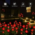 thumbnail image 2 of Qishi Solar Red 1.2 V LED Landscape and Walkway Light (2 Pack), 2 of 8