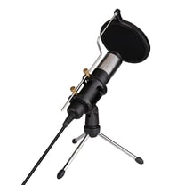 Raindrops Driver-free Microphone Voice Chat Microphone Black
