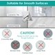 thumbnail image 5 of FlkwoH 4 Piezas Gancho Adhesivo, Gancho para Toallas, Gancho de Pared de Baño de Acero Inoxidable, Gancho Adhesivo para Toallas Impermeable y a Prueba de Aceite para Cocina, Sala de Estar y Oficina Plata-4 Piezas, 5 of 5