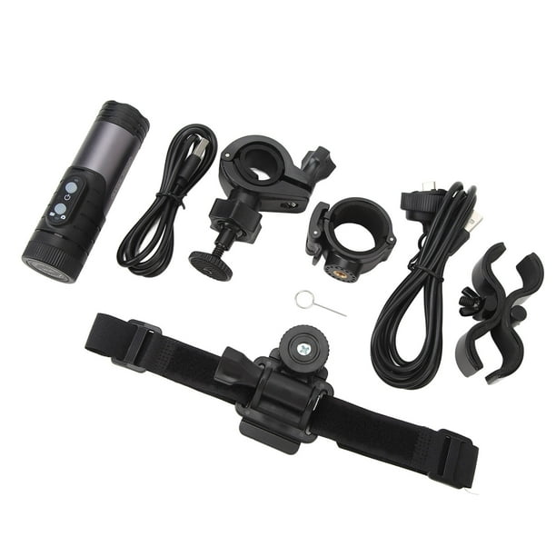 Cámara Para Casco De Bicicleta WiFi, Foto 18MP Píxeles Deporte DV Cámara Gran Angular Para Casco De Motocicleta De 120 Grados Para Montar