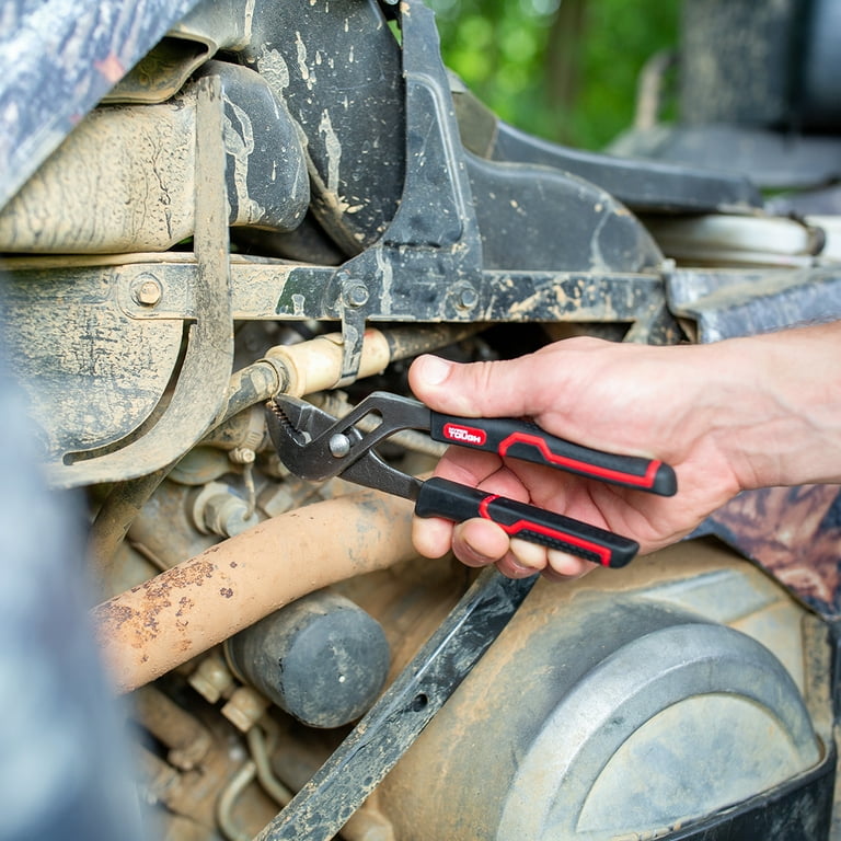 Hyper Tough 12-inch Groove Joint Pliers with Ergonomic Comfort 