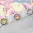 thumbnail image 4 of Castle Fairy Kids Cute Animal Unicorn Black Out Curtains,Kawaii Rainbow Curtains Pack Of 2 (42X63 Each),Dreamy Princess Bedroom Curtains,Microfiber Bedroom Decor, 4 of 6