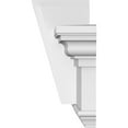 thumbnail image 4 of Ekena Millwork 167" Bottom Width x 170 7/8" Top Width x 7 1/4"H x 1"P Traditional Crosshead w/ Deco Keystone, 4 of 24