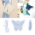 thumbnail image 2 of Butterfly House Lizard Ornaments Resin Silicone Mold Woman Keychain Decorative Pendant Mold for Crafts, 2 of 9