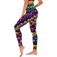 thumbnail image 3 of Leggings geométricos retro de los años 80, pantalones de yoga push up con estampado artístico de Memphis, leggings elásticos elegantes, leggings deportivos para correr con gráficos, 3 of 5
