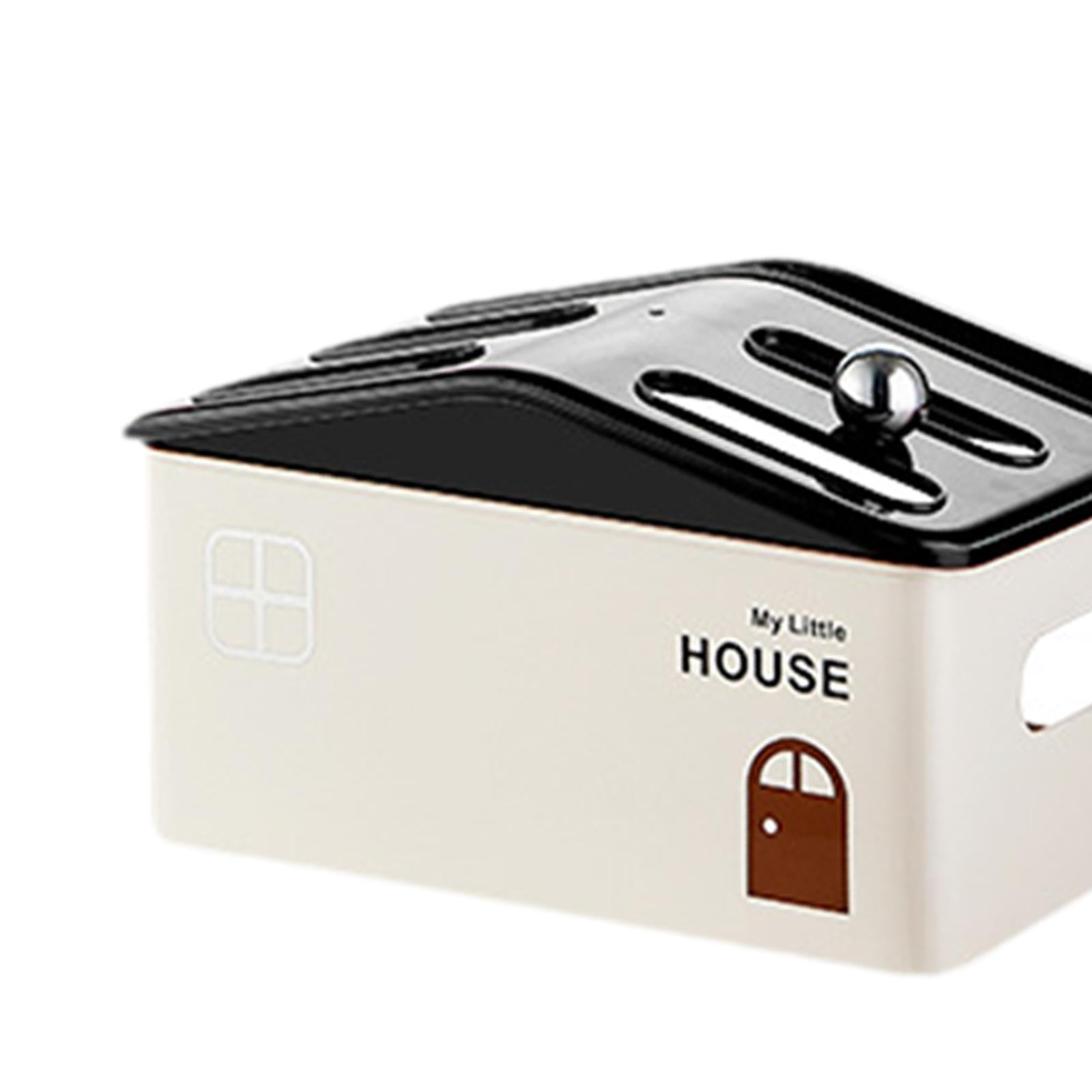 Fiocias Router Storage Box Cable Management Box Creative Ventilated Space Saving Desktop Single Layer