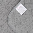 thumbnail image 4 of NC Fashion 2 Piece Grid Microfiber Bath Towel Set, Gray, 4 of 6