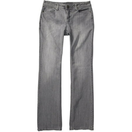 Women's Petite Stretch Rhinestone Bootcut Jeans