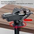 thumbnail image 3 of Tornillo De Banco De Trabajo Con Abrazadera, Apertura De Mandíbula De 75 Mm, Fácil Instalación Para Reparación De Modelos De Garaje, 3 of 7
