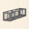 thumbnail image 2 of JWRWEFA Outdoor Cat Tunnel, 59" Wooden Play Cat Enclosure with Wire Mesh, Modular Outdoor Cat Run for Garden or Backyard, 2 of 11
