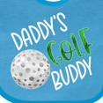 thumbnail image 4 of Inktastic Daddy's Golf Buddy with Golf Ball Boys or Girls Baby Bib, 4 of 4