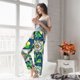 thumbnail image 5 of Fotbe Lemon and Leaves Pantalones de Pijama para Mujer, Pantalones de Dormir, Pantalones Pj con Cordón y Bolsillos-Large, 5 of 6