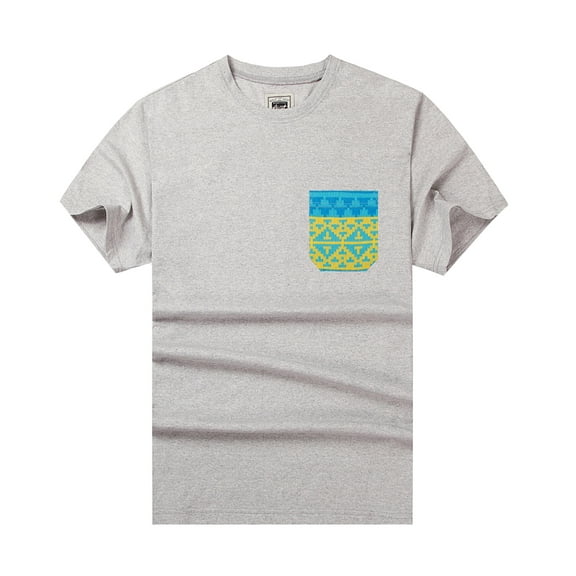 Beautiful Giant Active Fit Men's Pocket Tee Crewneck Short Sleeve T-shirt