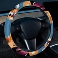thumbnail image 2 of Corgi 14.5 Inch Printing PVC Leather Steering Wheel Covers Auto Accessories, 2 of 6