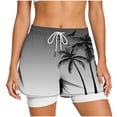 thumbnail image 4 of VBVC Women's Drawstring 2-in-1 Athletic Shorts , High Waisted Running Shorts For Women,Ladies' Double Layer Active Shorts with Pockets,Black,S-2XL, 4 of 7