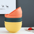 thumbnail image 6 of ReaNea Cereal Bowls 8 Pieces, Unbreakable And Reusable Light Weight Bowl For Rice Noodle Soup Snack Salad Fruit BPA Free ( Mutil Color), 6 of 8