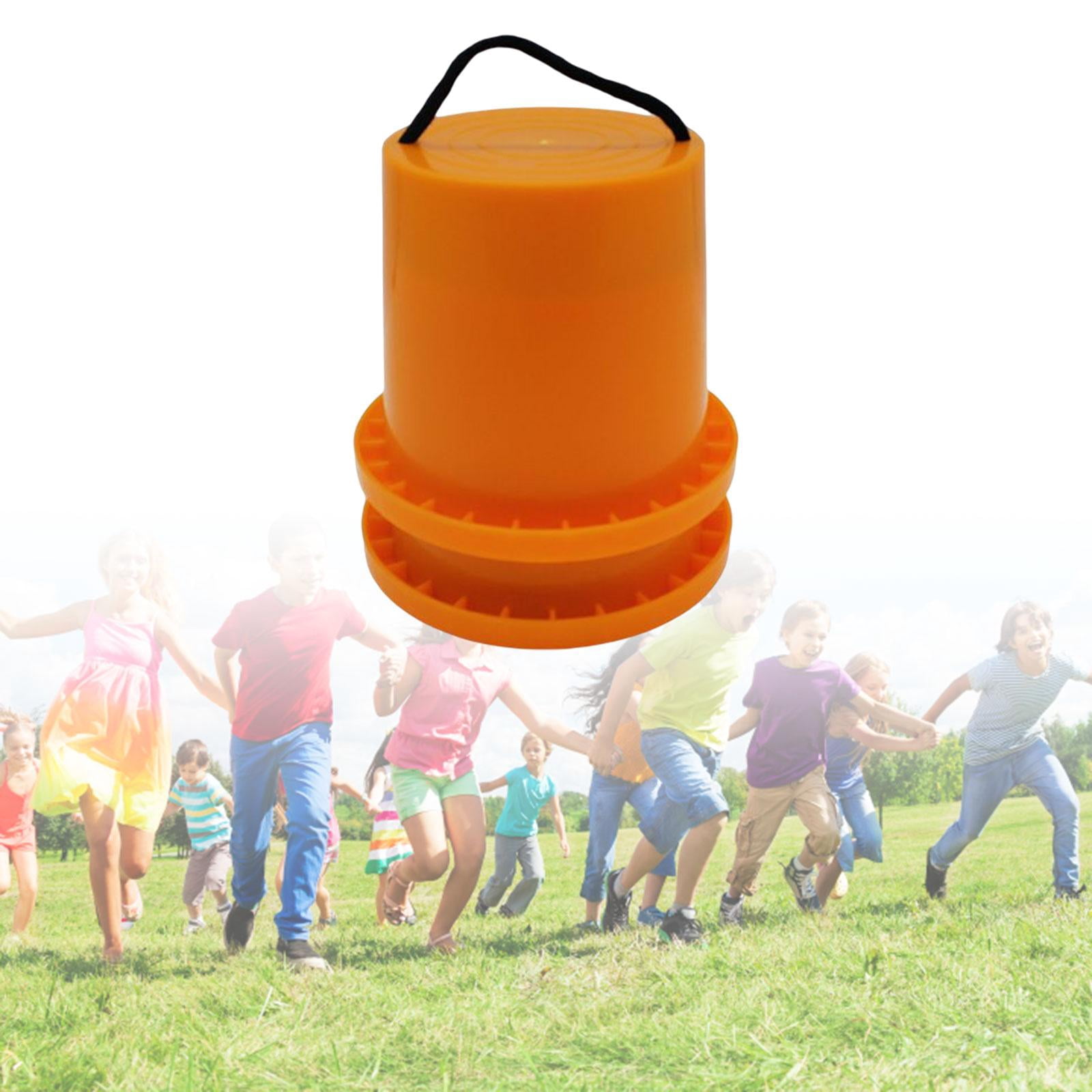 Almencla Échasses d'Équilibre pour Enfants Seaux d'Équilibre Échasses de Marche pour Enfants d'Extérieur Unisexe Orange Almencla Échasses d'Équilibre pour Enfants Seaux d'Équilibre Échasses de Marche pour Enfants d'Extérieur Unisexe Orange