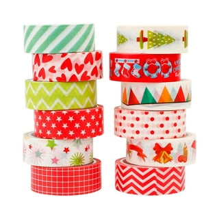 Wrapables Decorative Washi Tape Box Set for DIY Arts & Crafts (12 Rolls),  Floral, 1 - Foods Co.