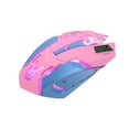 thumbnail image 2 of Ratón inalámbrico 800/1200/2400 DPI Ratón recargable ajustable Computadora de escritorio Accesorio para computadora portátil, Rosa Jumpingount EL004889-01B, 2 of 2