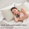 thumbnail image 6 of White Swan Body Pillow Cover 20x54, Farmhouse Solid Beige Color Modern Art Decorative Pillowcase with Zipper, Microfiber Pillow Protector, Soft Breathable Long Lumbar Pillowcases for Women, 6 of 9