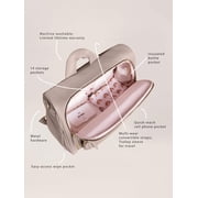 JuJuBe Signature Satchel Washable Diaper Bag - Taupe
