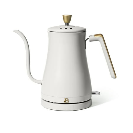Beautiful 1-Liter Electric Gooseneck Kettle 1200 W  White Icing by Drew Barrymore