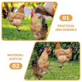 thumbnail image 2 of 2Pcs Acrylic Yard Stakes Decorative Chicken Stake Acrylic Yard Insert Signs Lawn Stakes, 2 of 2