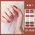 thumbnail image 4 of Christmas Gels Nail Strips Nails Polish Sticker Glittering Gels Nail Decals, 4 of 21