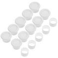 thumbnail image 2 of MIANGASTORE 5 Sets White Plastic Curtain Rod End Caps Decorative Rod Stoppers for Window Curtains Closet Pole End Plug Replacement Easy to Install, 2 of 8