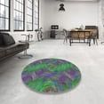 thumbnail image 3 of Ahgly Company Indoor Rectangle Patterned Kelly Green Abstract Area Rugs, 6' x 9', 3 of 6