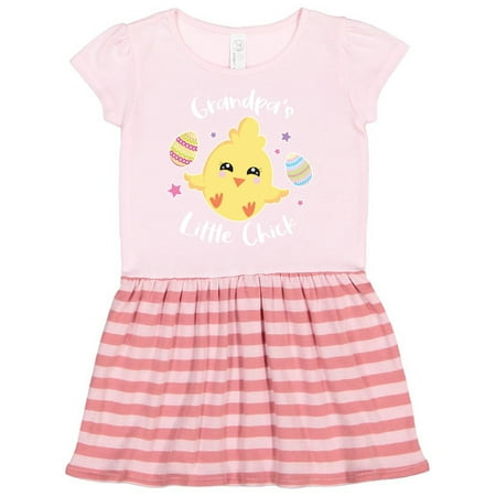 

Inktastic Happy Easter Grandpa s Little Chick Gift Toddler Girl Dress