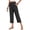 Black, variant on Only Moment Wide Leg Pants Woman Jute Wide Leg High Waist Casual Lounge Pant 2026 Beach Travel Vacation Outfits Beige,L