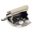thumbnail image 4 of Portefeuille mini Court en Cuir Véritable pour Femme à Trois Volets, Grande Capacité, Sac à Monnaie Multifonction, Sac de Rangement, 4 of 4