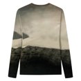 thumbnail image 5 of Nouveaux Hauts pour Femmes Printemps et Automne 2023 Grande Taille Aguichant Col Rond Manches Longues Boutons Hauts Blouse Imprimée Régulière Chemise Manches Longues pour Femmes, 5 of 5