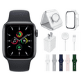 thumbnail image 5 of Restored Apple Watch SE Bundle - 44mm GPS Space Gray (2020) - 3-in-1 MagSafe Charger, Protective Case & 6 Bands Included (Refurbished), 5 of 5