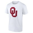 thumbnail image 2 of Men's White Oklahoma Sooners Logo T-Shirt, 2 of 3