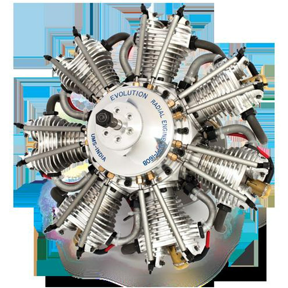 biggest rc radial engine