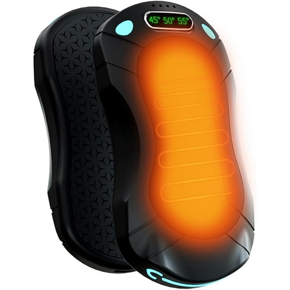 Magnetic Hand Warmers Rechargeable 2 Pack, AI Electric Handwarmers, Fast Heating, 3-Settings, Portable Heater, Gloves Fitting, Ideal Gifts for Women, Men, Christmas, Camping, Fishing, Outdoors